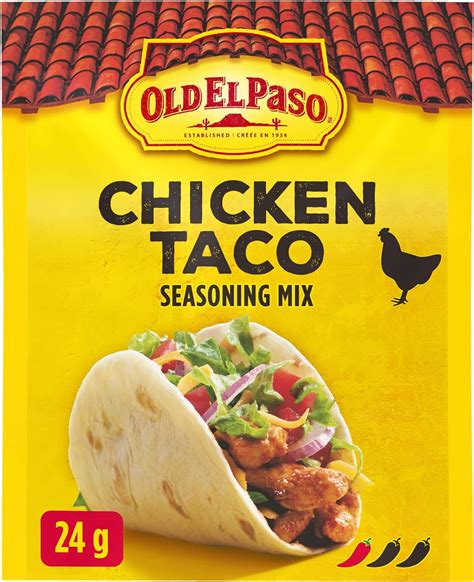 Old El Paso Chicken Taco Seasoning Mix 24 Gram Amazon Ca Grocery