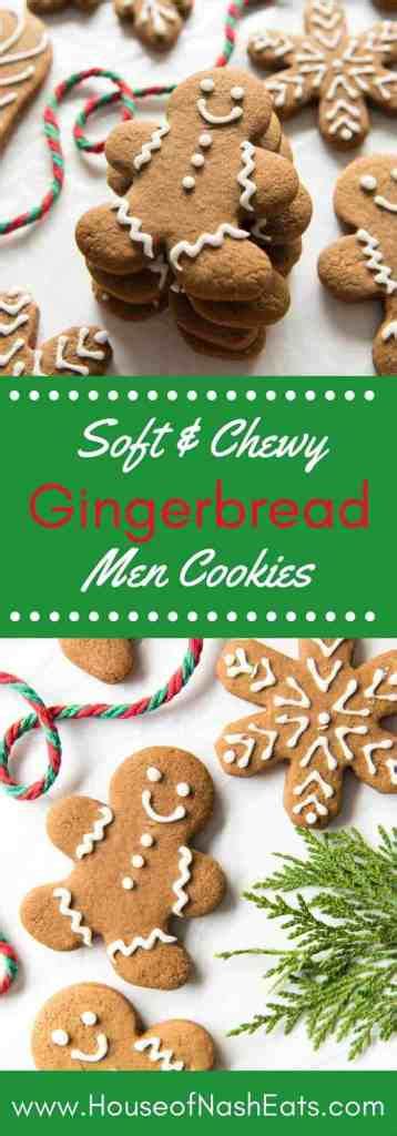 Soft And Chewy Gingerbread Men Cookies House Of Nash Eats