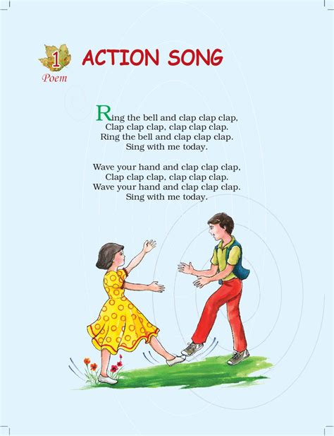 Class 2nd English I Am The Music Man Ncert Book Class 2 English Raindrops Chapter 1 Action Song It Has Some Similarities With This Song