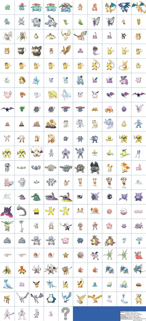 The Spriters Resource Full Sheet View Pokémon Sun Moon Pokémon