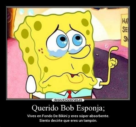 Querido Bob Esponja Desmotivaciones