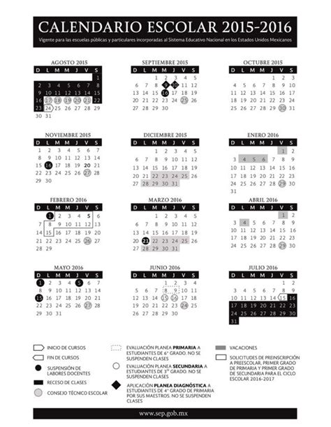 Calendario Escolar 2015 2016 Puentes Y Vacaciones Calendario