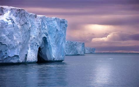 Wallpaper 2100x1315 Px Arctic Clouds Cold Iceberg Landscape