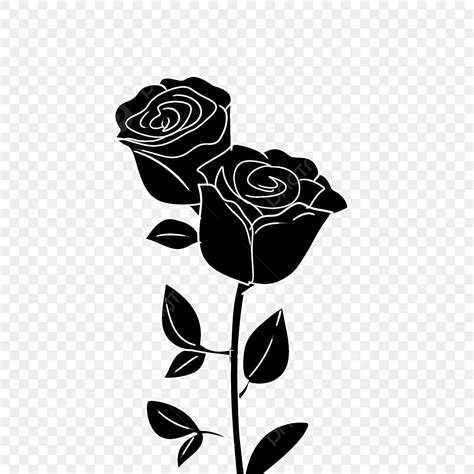 Black Rose Png Vector