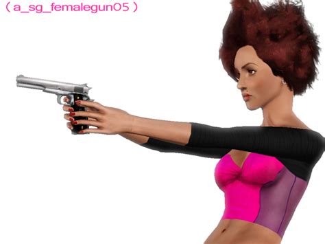 Female Gun Poses