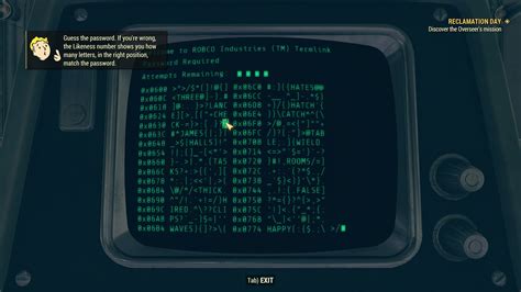 Fallout 76 Terminal Hacking Tool Stigman