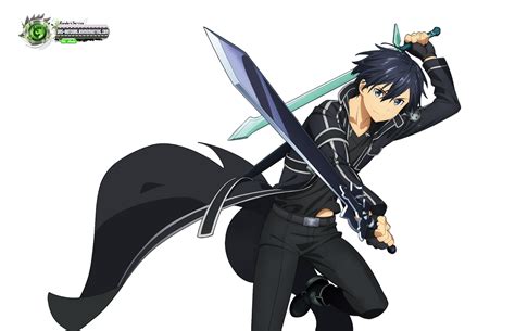 Sword Art Online Kirito Dual Sword Kakoii Poster Proto Render