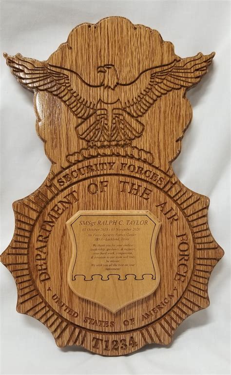 Air Force Security Forces Plaques Air Force Plaque Air Etsy