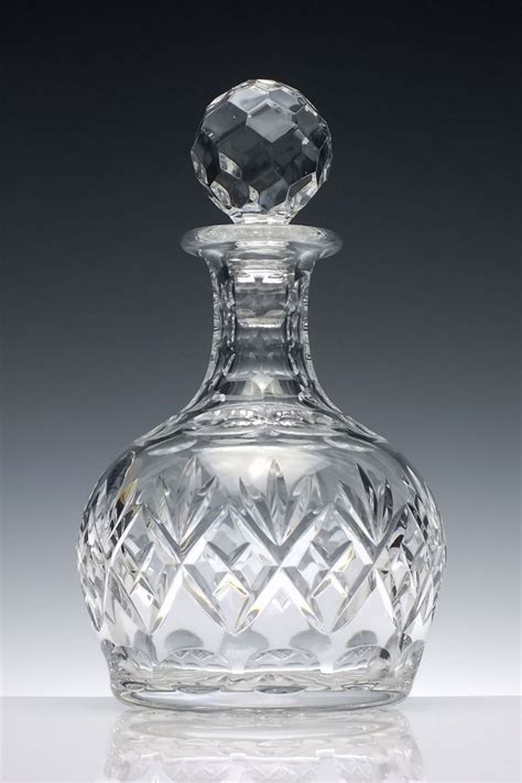 20th Century Royal Doulton Georgian Glass Decanter Set C1990 Tableware Exhibit Antiques
