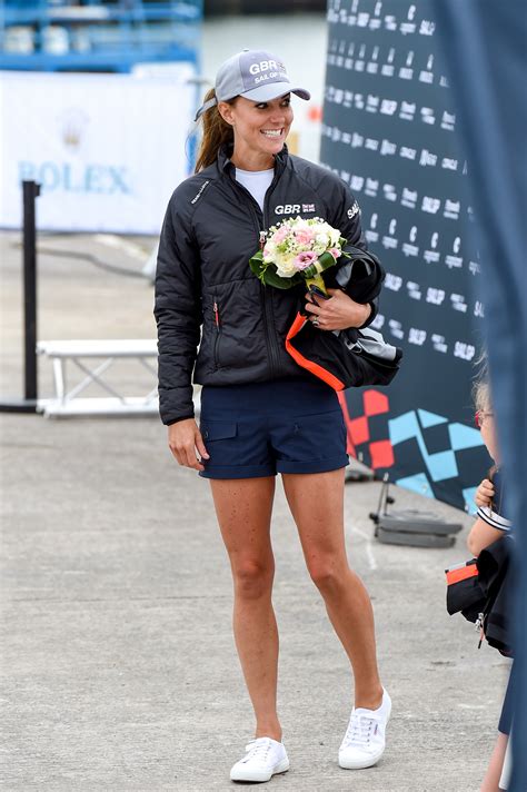 Kate Middleton Makes Rare Appearance In Shorts At Sailing Race