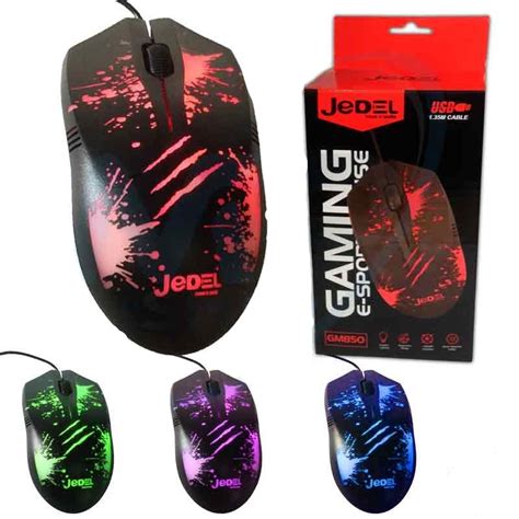 Jedel Gm850 Usb Gaming Mouse Led Lighting Wired Optical Mouse