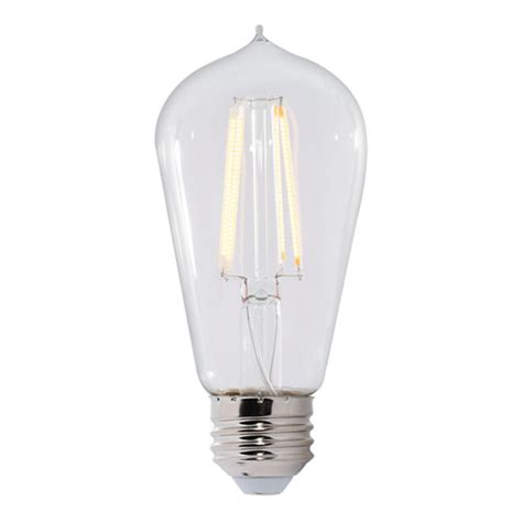 Bulbrite 60w Equivalent Warm White Light St18 Dimmable Led Filament