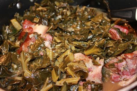 Soul food collard greens recipe. Collard Greens With Smoked Ham Hocks - I Heart Recipes