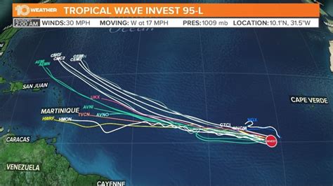 Nhc Tropical Update Invest 95 L Monitored In The Atlantic