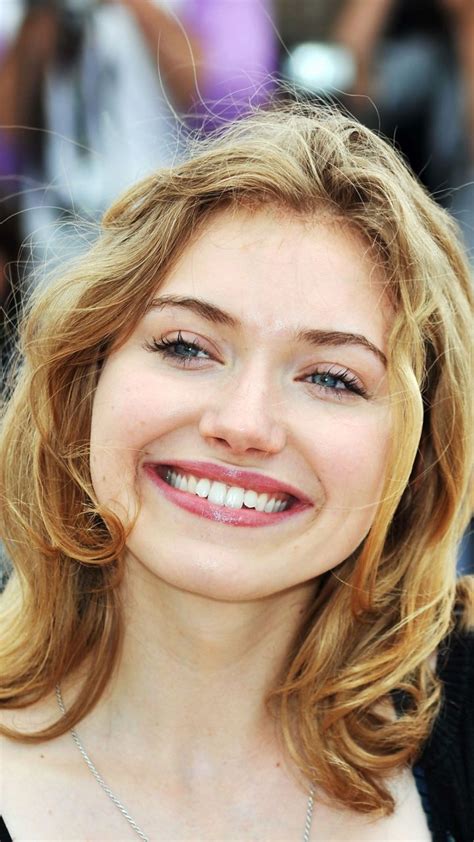 imogen poots smile cute 720x1280 wallpaper imogen poots olive complexion woman smile