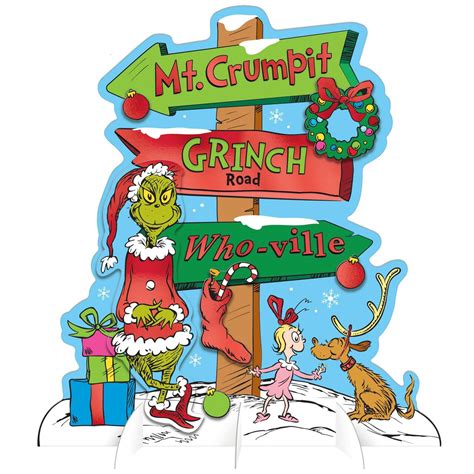 Traditional Christmas Grinch Table Sign Michaels