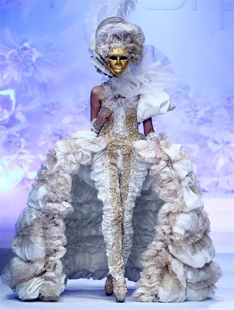 A Model Presents A Creation During The 2012 Mgpin Make Up Styling Show As Part Of The Ongoing