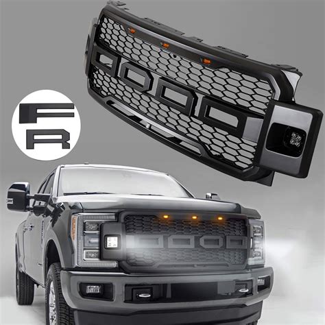 For 2019 Ford F250 Grille Super Duty F350 Fit 2017 2018 F450 Raptor