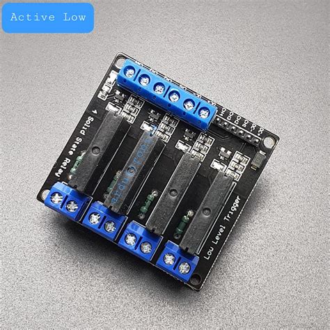 4 Channel 5V 2A Solid State Relay SSR Low Level Trigger Arduino