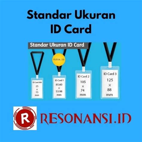 Standar Ukuran Id Card Yang Benar Dan Sesuai Kebutuhan Reverasite