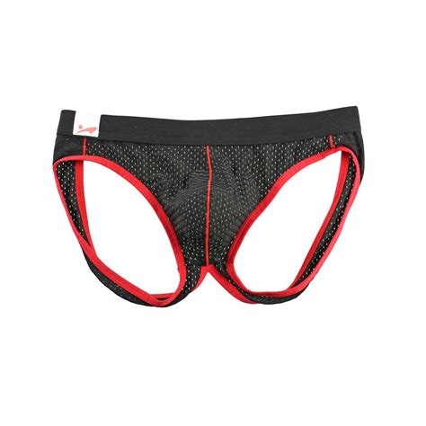 Buy Men Sexy Briefssexy Half Thong Bulge Pouch Underwear Men One Side