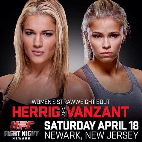 Felice Herrig Vs Paige VanZant In Newark My MMA News Com