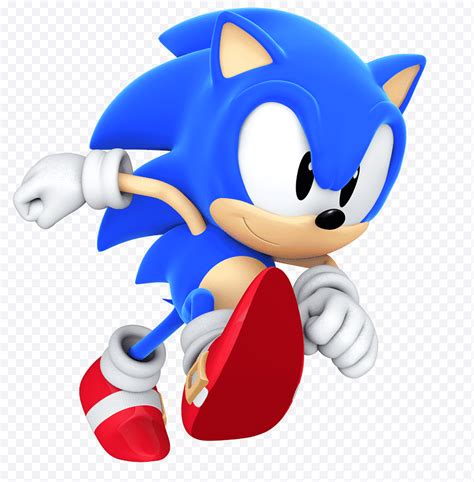 Sonic Clásico Corriendo Sonic Boy Png Klipartz