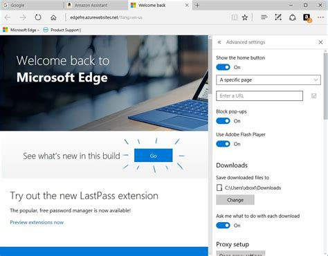 Whats New With Microsoft Edge For Windows 10 Anniversary Update