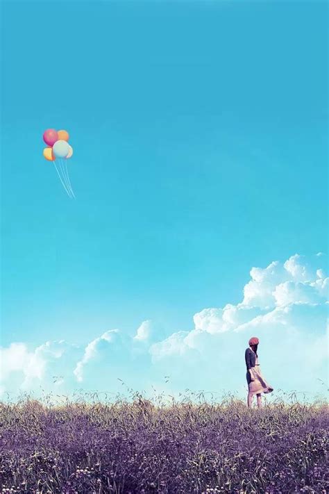 Balloons Fly Away Iphone 4s Wallpapers Free Download