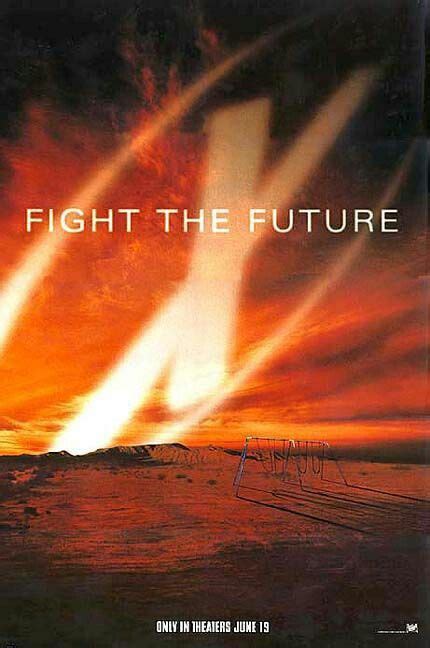 Fight For The Future 1998 Cast David Duchovny Gillian Anderson Etc