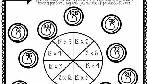 Multiplication and Division Practice Printable Games and | Etsy