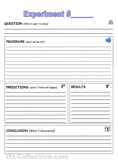 Science Experiment Report Template 2 Professional Templates