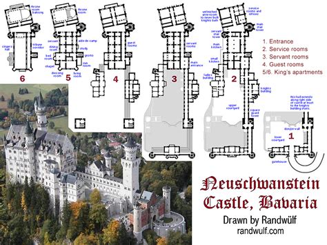 Neuschwanstein Castle Floor Plan