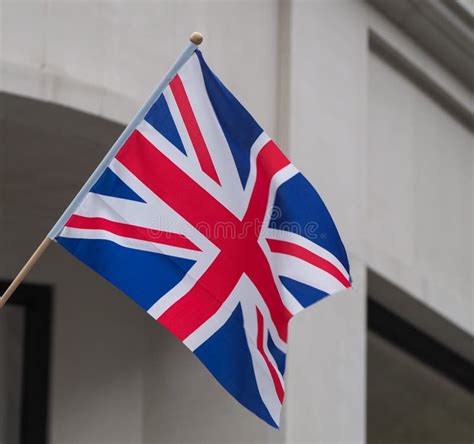 Flag Of The United Kingdom Uk Aka Union Jack Stock Image Image Of