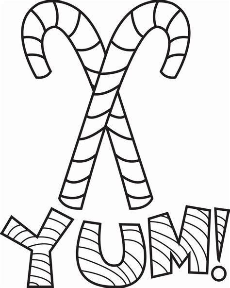 Open any of the printable files above by clicking the image or the link below the image. Candy Cane Coloring Page Unique Free Printable Candy Canes ...