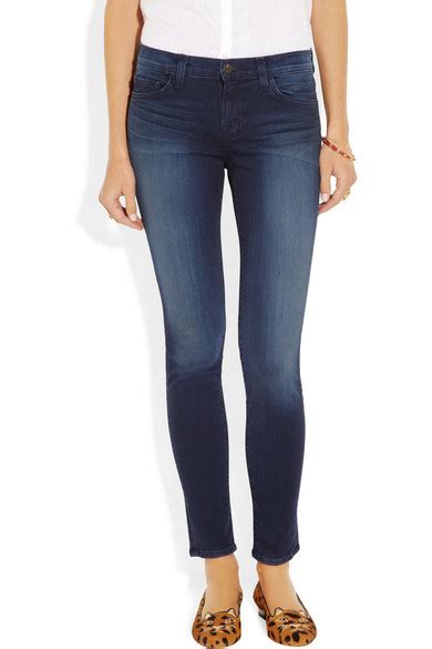 J Brand Mid Rise Skinny Jeans NET A PORTER COM
