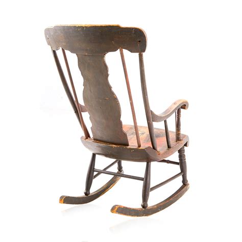 Wood Handmade Vintage Rocking Chair Gil And Roy Props