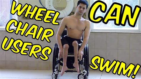 Adaptive Sports Swimming Wheelchair User Paraplegic Youtube