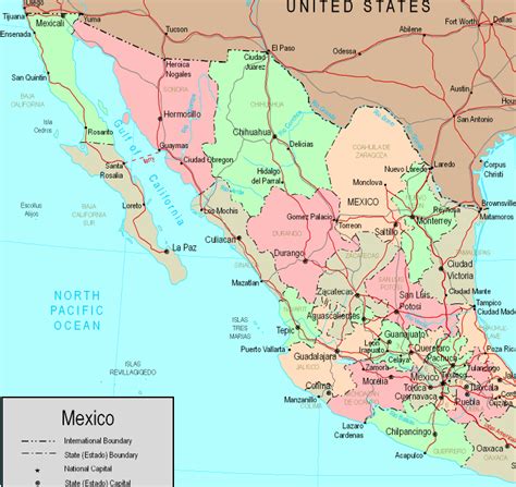 Online Map Of Northern Mexico