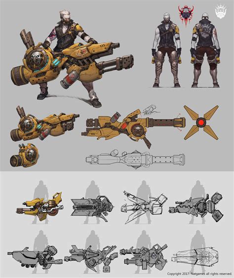 Game Concept Art Robot Concept Art Weapon Concept Art Armor Concept