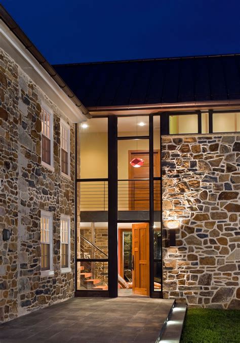 Stone Farmhouse Addition and Renovation by Wyant Architecture | Homedezen