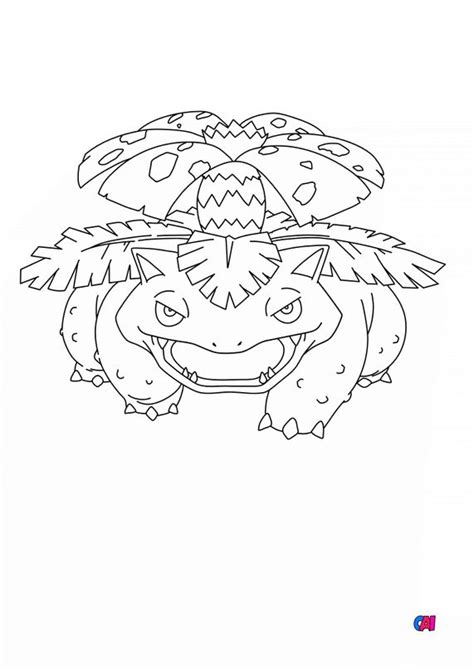 Coloriage Pokémon à Imprimer 3 Florizarre