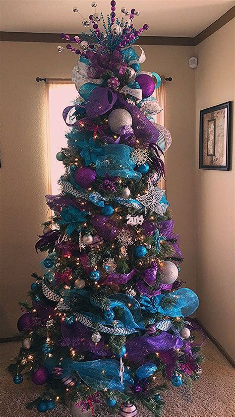 Christmas Tree Gold Purple Christmas Tree Purple Christmas Tree