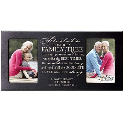 Lifesong Milestones Personalized Memorial Sympathy Picture Frame A
