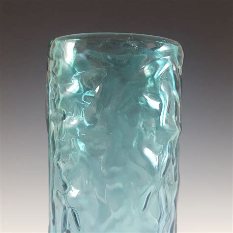 Tajima Japanese Best Art Glass Textured Blue Cased Etsy