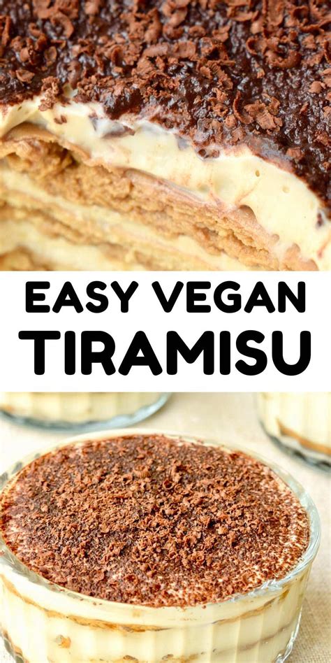 Easy Vegan Tiramisu Vegan On Board
