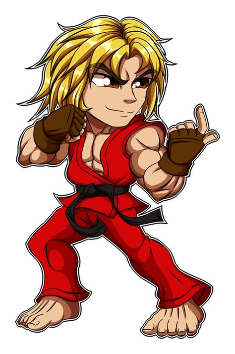 Ken Masters Street Fighter By Emil Inze On Deviantart