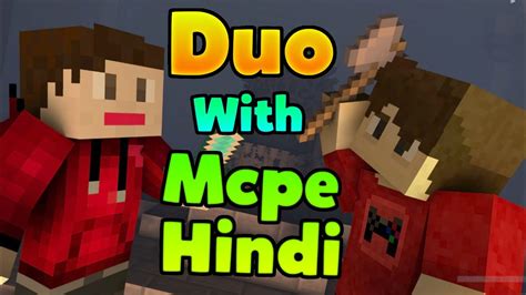 Duo Biosphere Survival 2 With Mcpe Hindi Mcpe Hindi Duo Biosphere