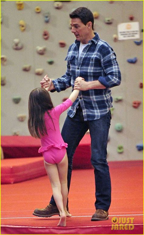 Tom Cruise Suri Chelsea Piers Playful Suri Cruise Photo