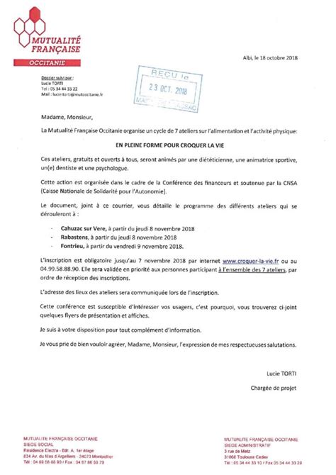 Communiqué de la mutualité Française Brassac fr